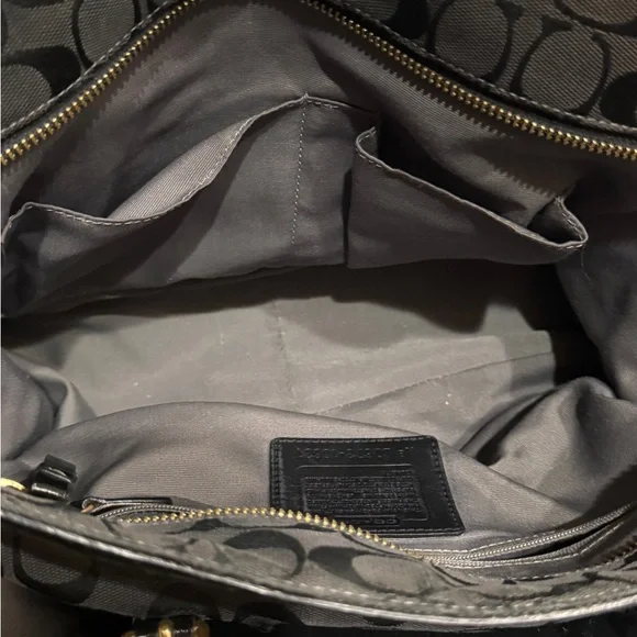 Coach Black Signature Tote 10831 - Picture 8 of 9
